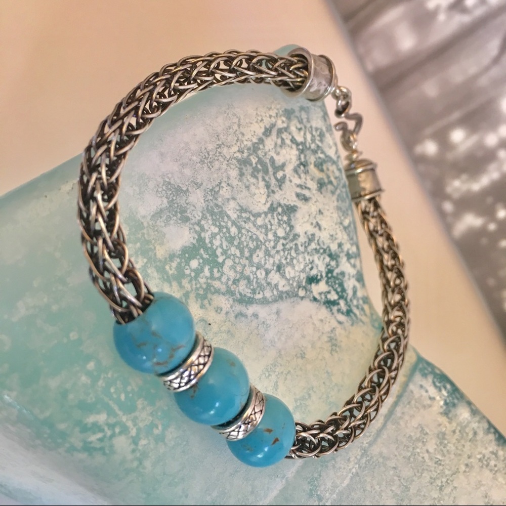 🆕sterling turquoise bracelet